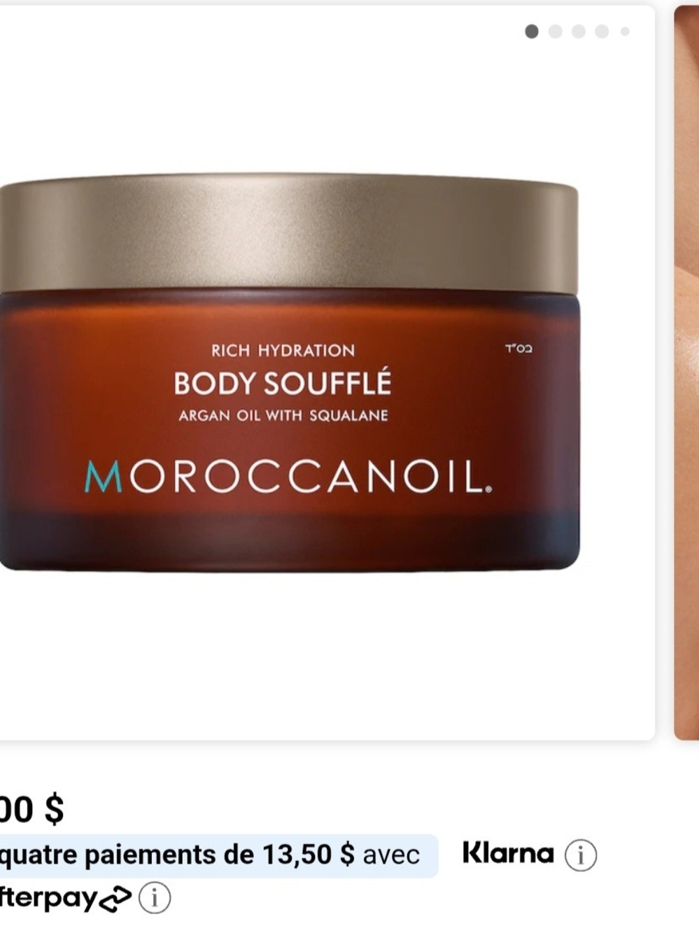 Moroccanoil Body Soufflé - Amber Jar with Gold Lid